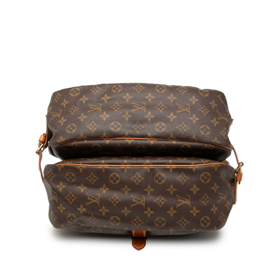 Louis Vuitton Monogram Saumur 35 Brown Good condition - Inside View