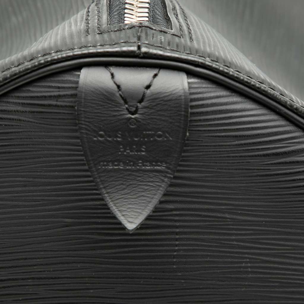 Louis Vuitton Epi Keepall 55 Black Leather Good condition - Box View