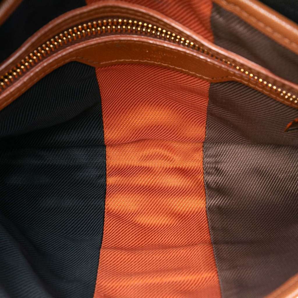 Louis Vuitton Limited Edition Monogram Blocks Pochette Plate Shoulder Bag Brown Good condition - Model View