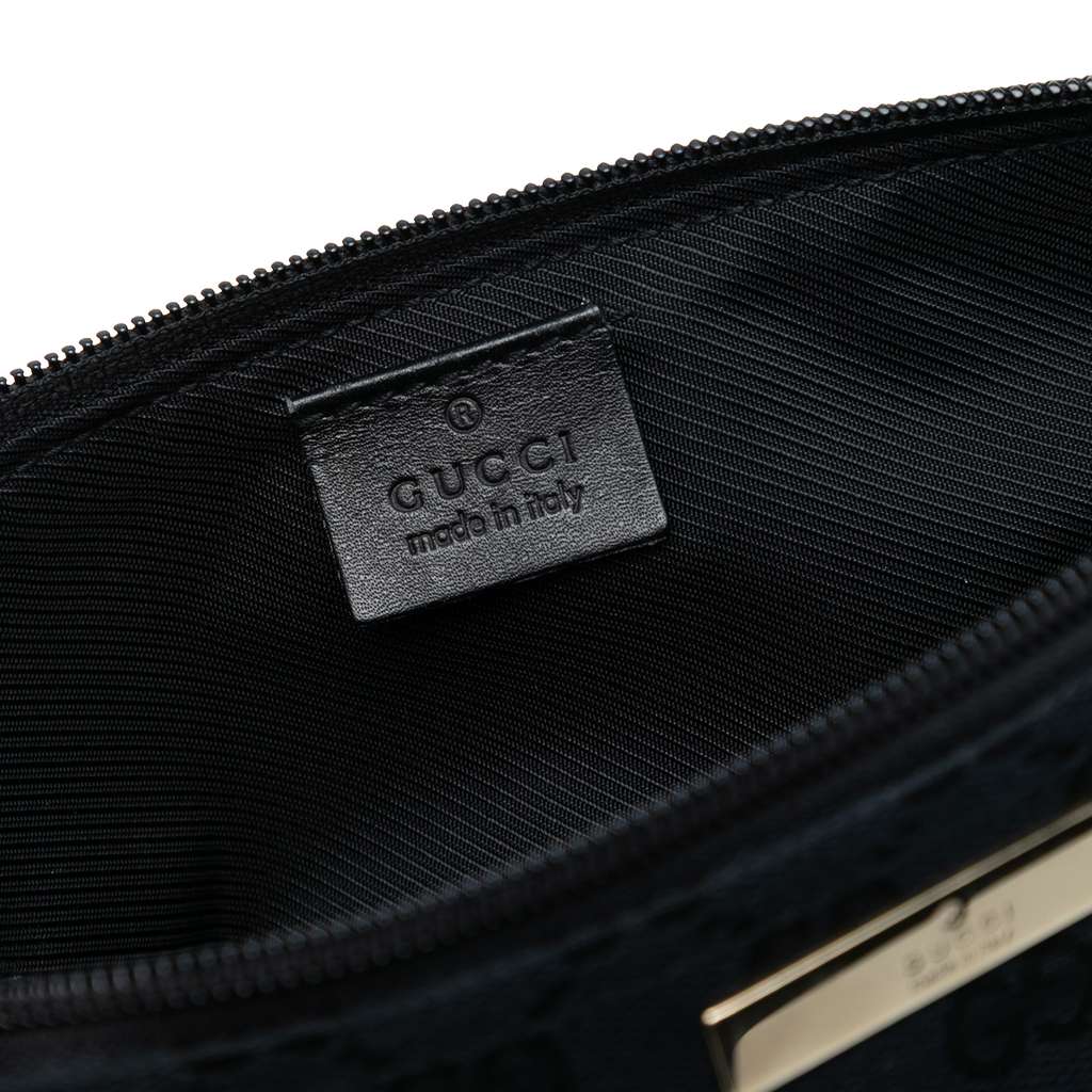 Gucci GG Canvas Boat Black Canvas Good condition - Box View