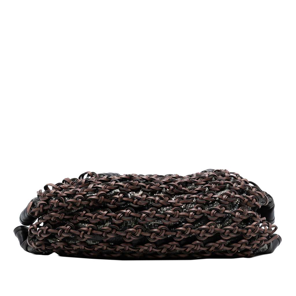 Loewe Special Edition 2007 Nappa Aire Handbag Brown Leather Good condition - Inside View