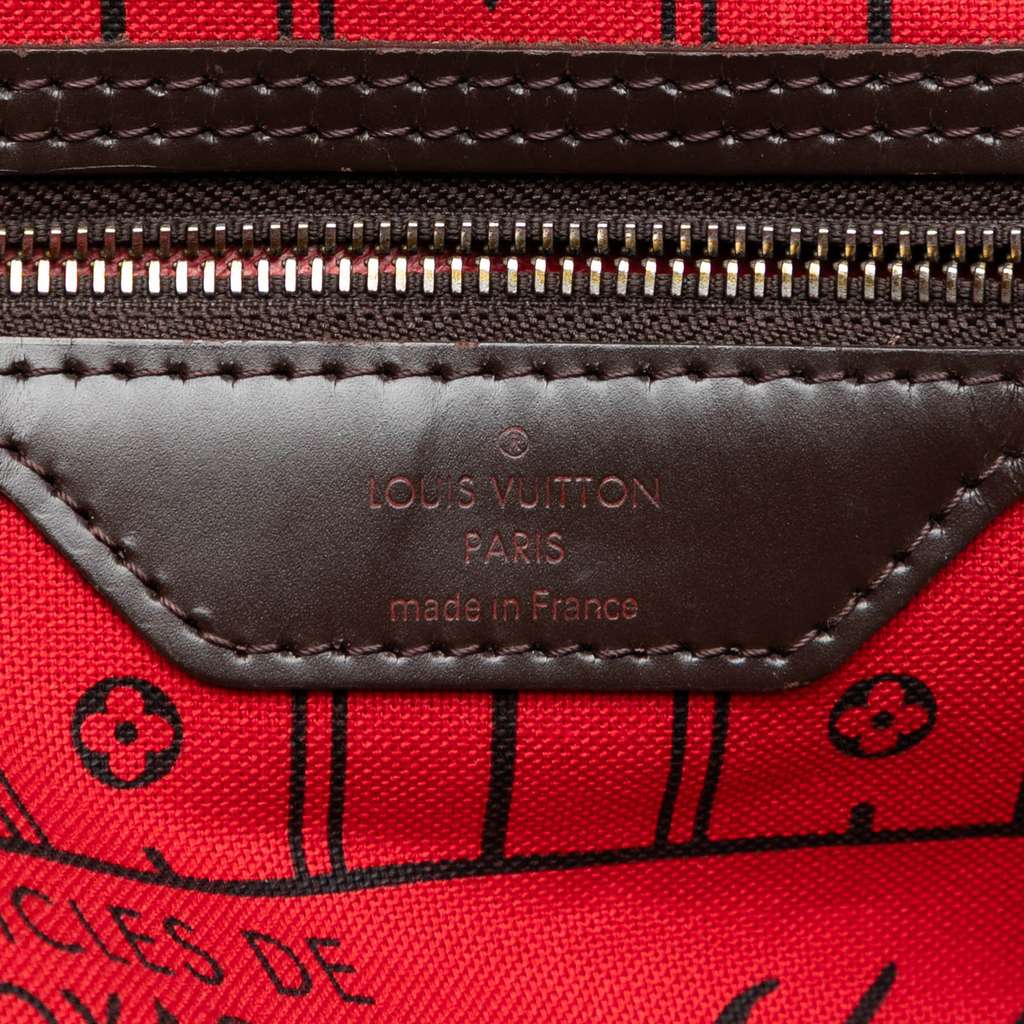 Louis Vuitton Damier Ebene Neverfull GM Brown Good condition - Box View