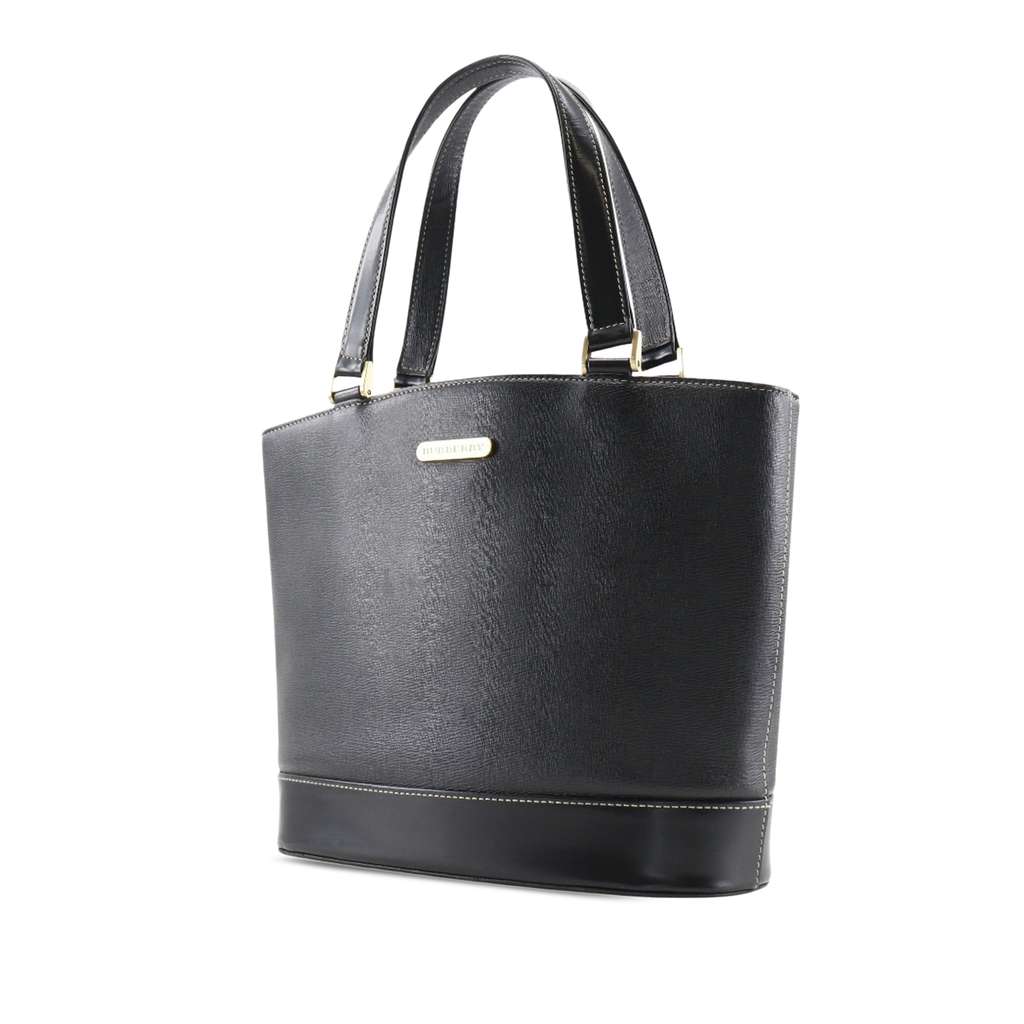 Burberry Leather Tote Black Leather Good condition - Back View