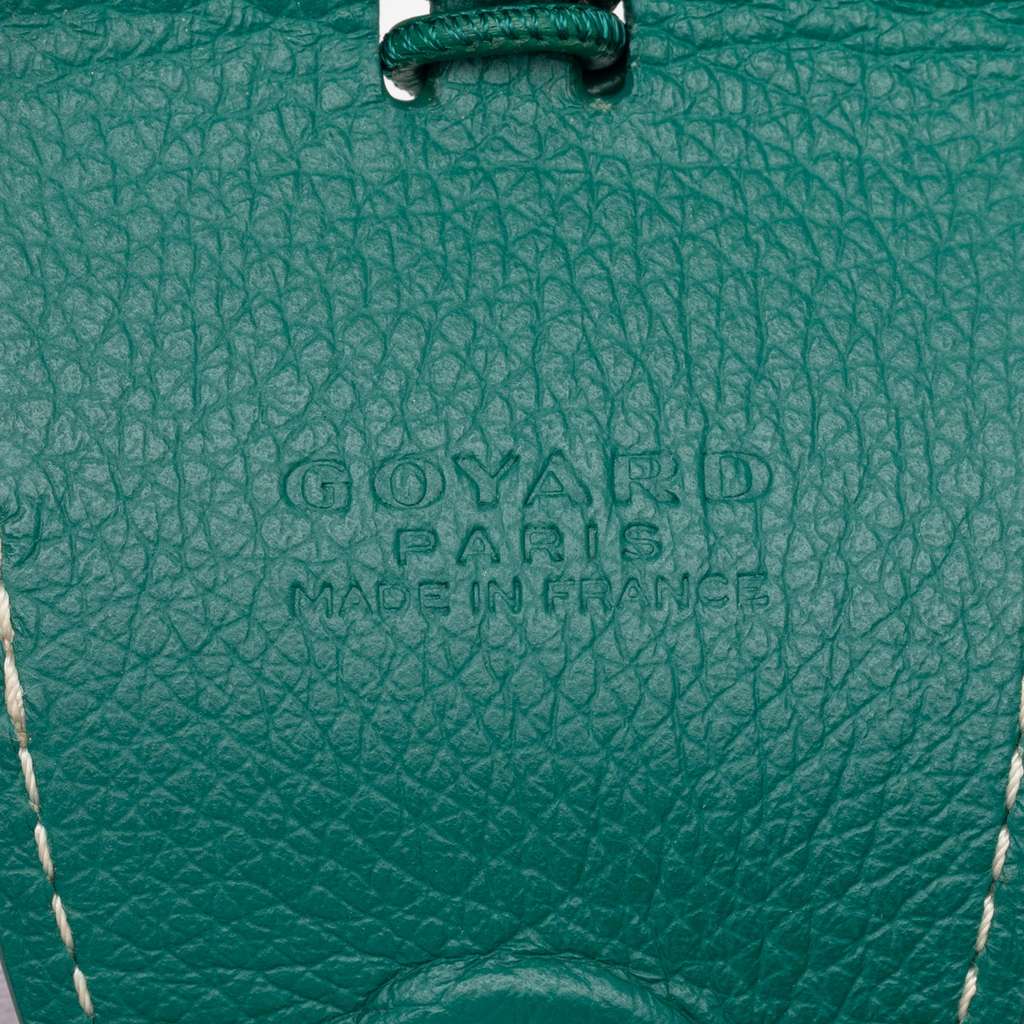 Goyard Sac Universel Bag Charm Green Leather Good condition - Model View