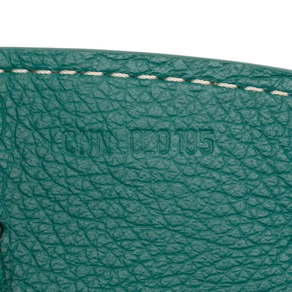 Goyard Sac Universel Bag Charm Green Leather Good condition - Box View