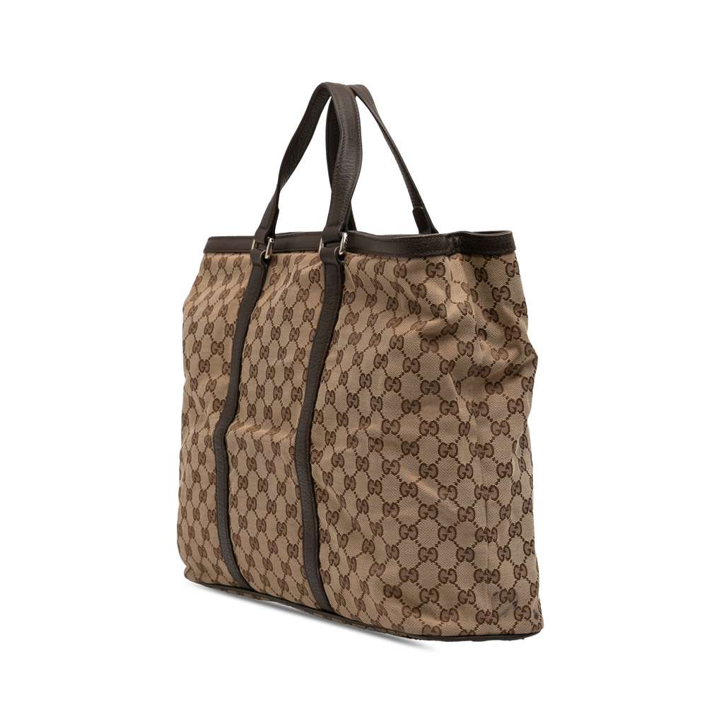 Gucci GG Canvas Joy Tote Brown Canvas Good condition - Back View