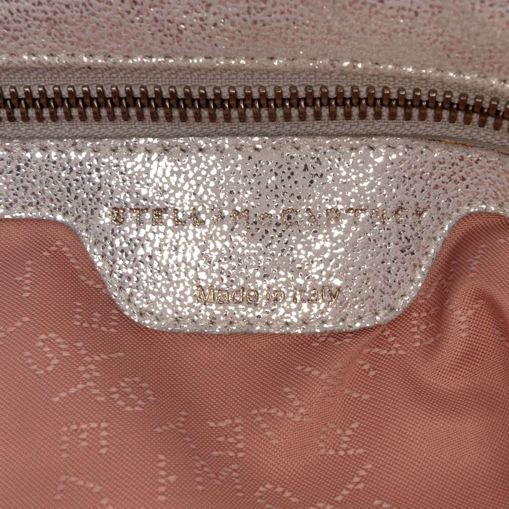 Stella Mccartney Mini Falabella Tote Silver Polyester Good condition - Box View
