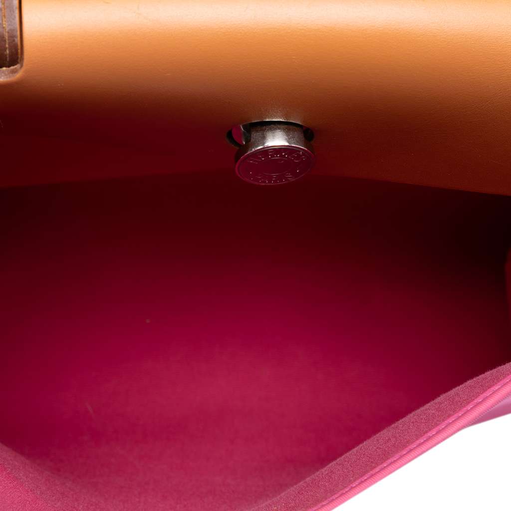 Hermès Toile Herbag Zip 31 Pink Canvas Good condition - Model View