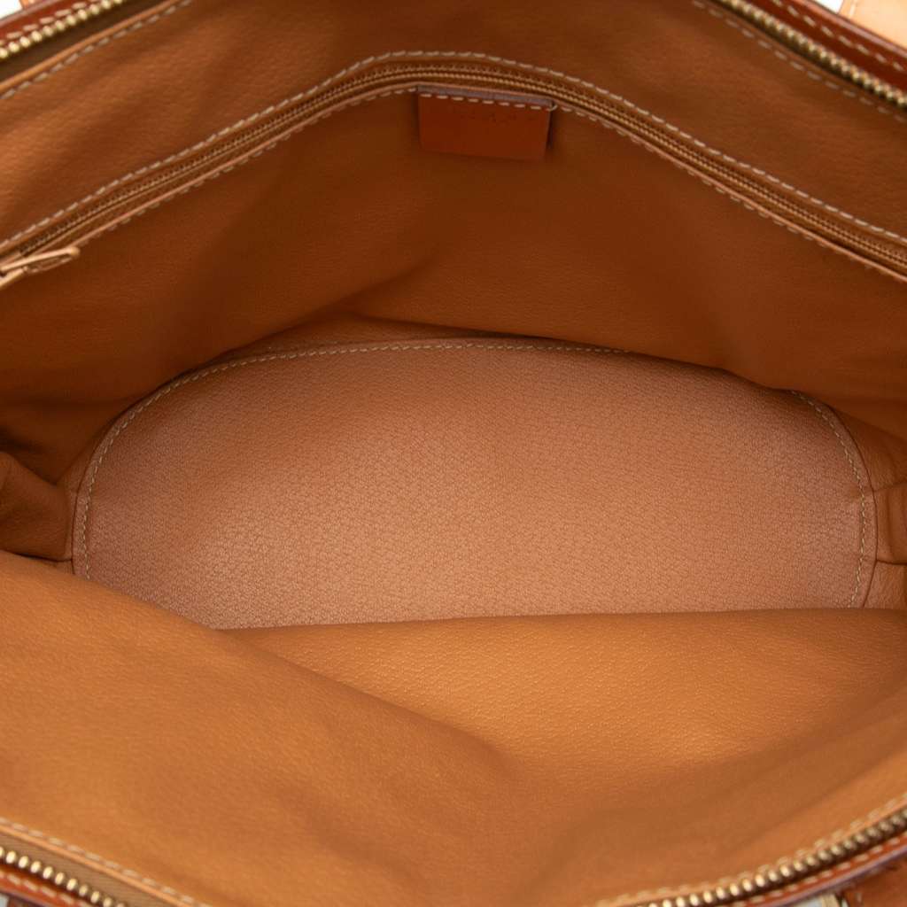 Celine Macadam Coated Canvas Shoulder Bag Brown Canvas Fair condition - Model View