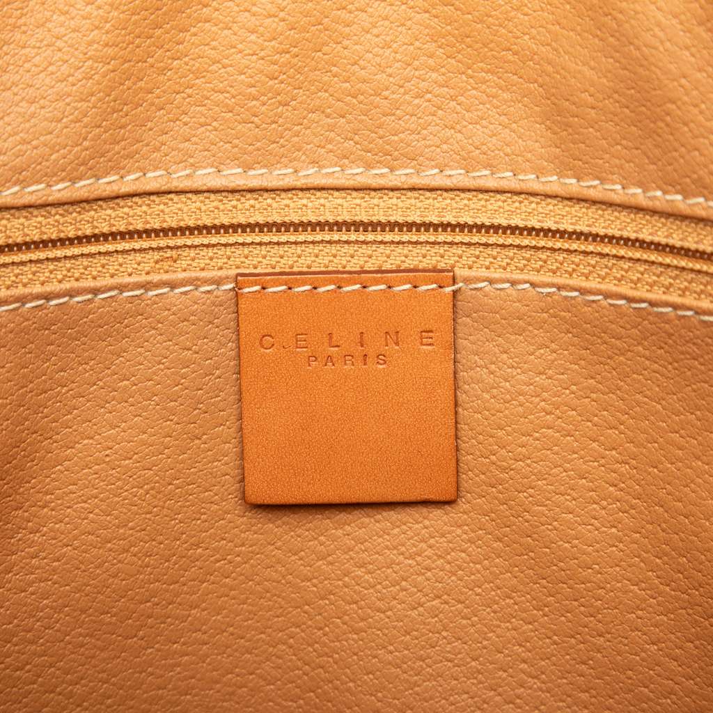 Celine Macadam Coated Canvas Shoulder Bag Brown Canvas Fair condition - Box View