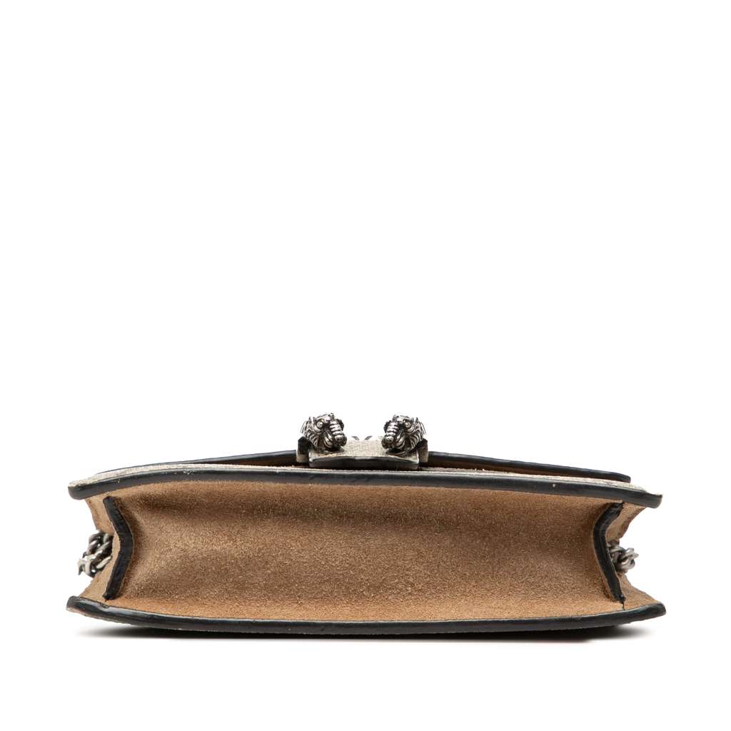 Gucci Mini GG Supreme Dionysus Crossbody Brown Canvas Good condition - Inside View
