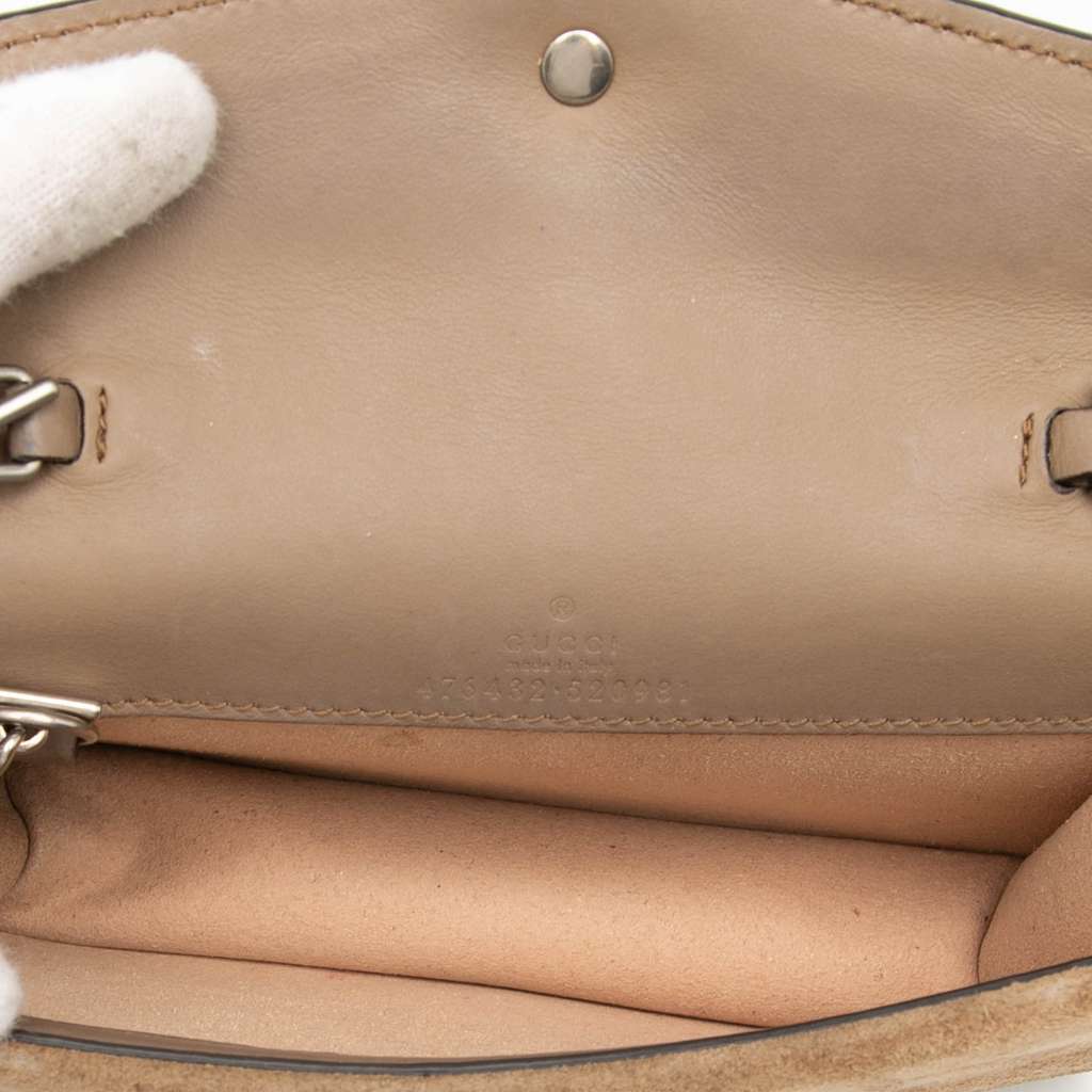 Gucci Mini GG Supreme Dionysus Crossbody Brown Canvas Good condition - Model View