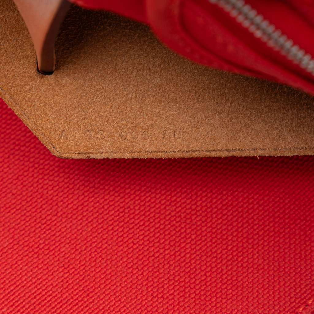 Hermès Toile Herbag Zip 31 Orange Canvas Good condition - Box View