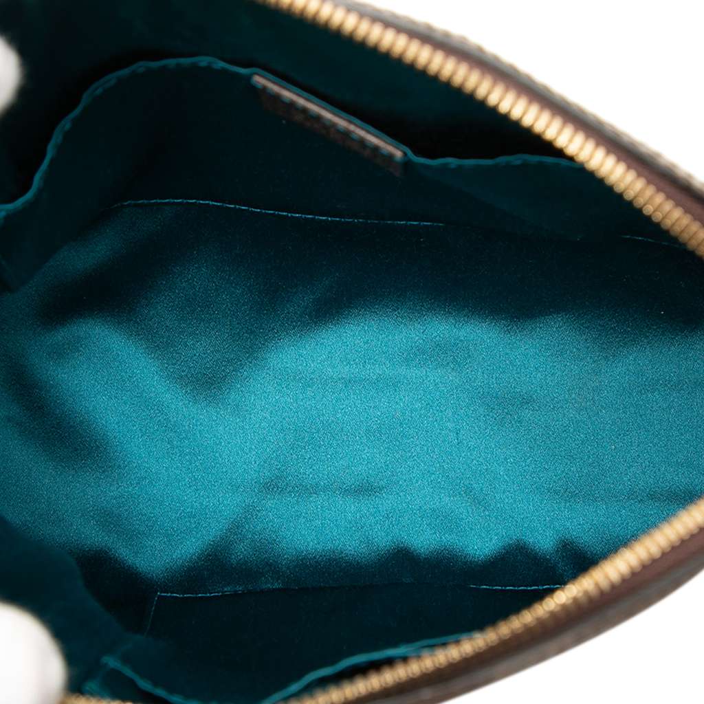 Gucci Small GG Supreme Web Ophidia Dome Crossbody Brown Canvas Good condition - Model View