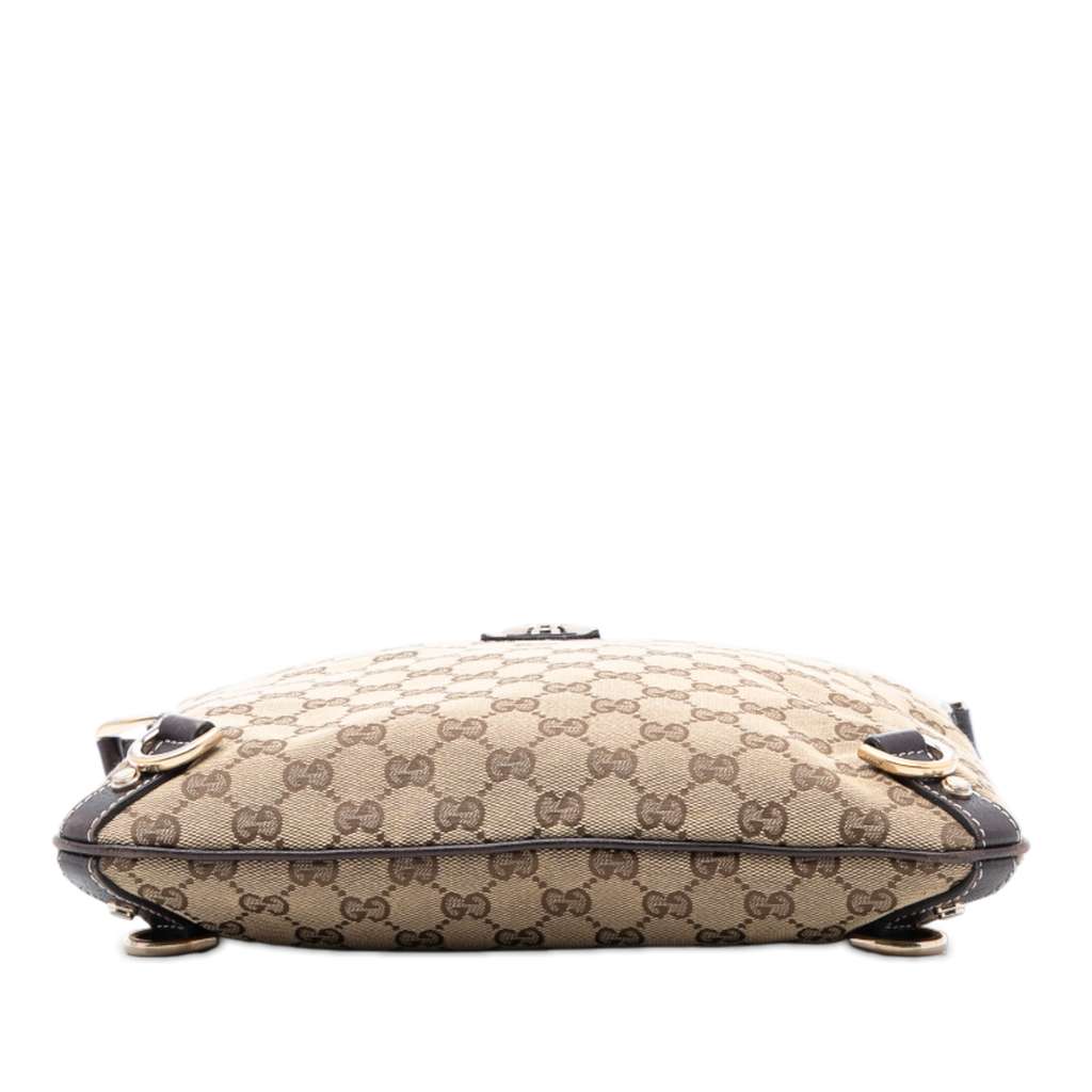 Gucci GG Canvas Abbey D Ring Crossbody Brown Canvas Good condition - Inside View