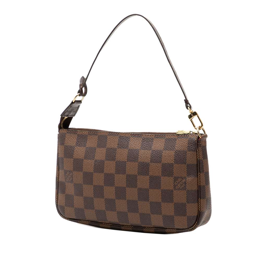 Louis Vuitton Damier Ebene Pochette Accessoires Brown Good condition - Back View