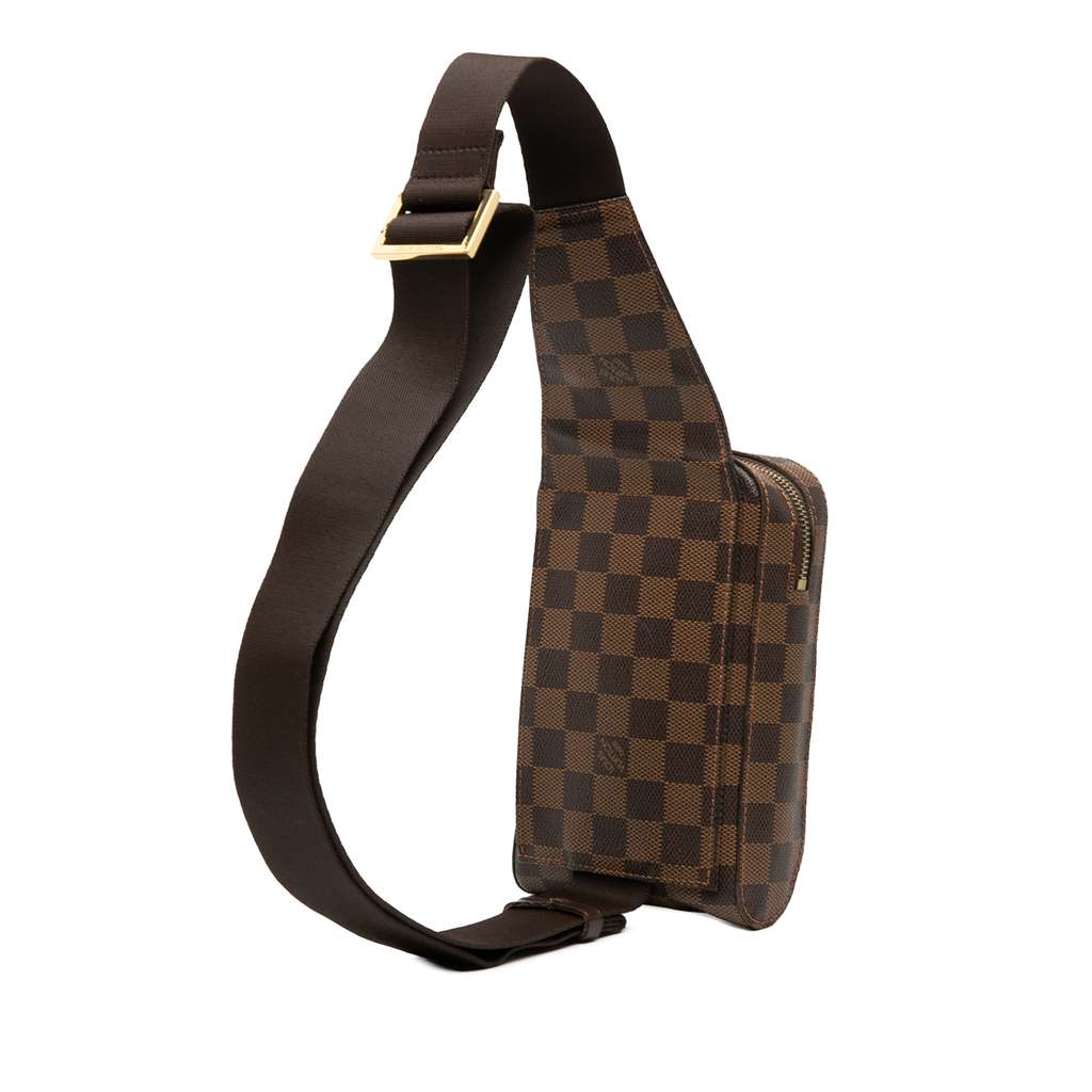 Louis Vuitton Damier Ebene Geronimos Brown Good condition - Back View