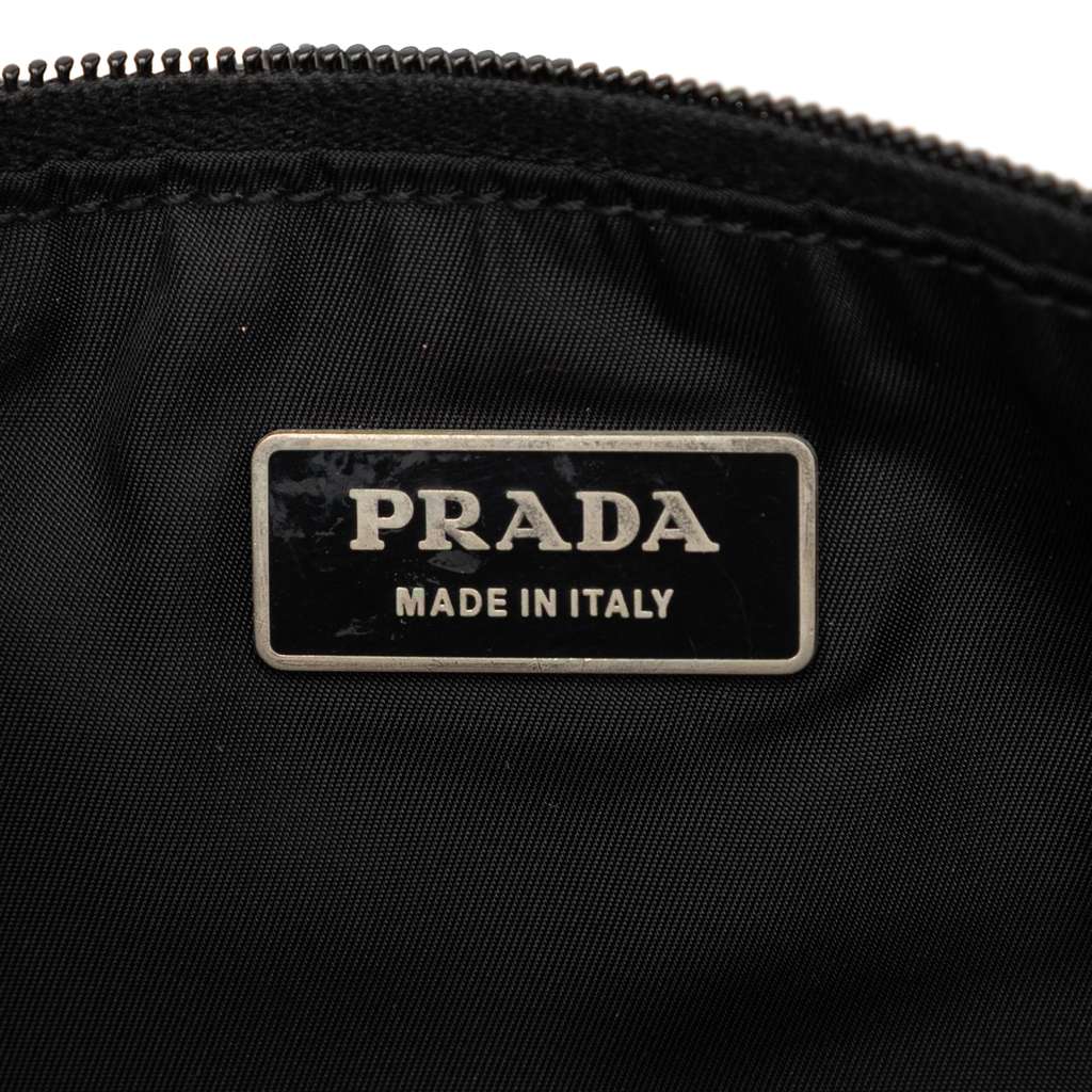 Prada Tessuto Multi Pocket Belt Bag Black Good condition - Box View
