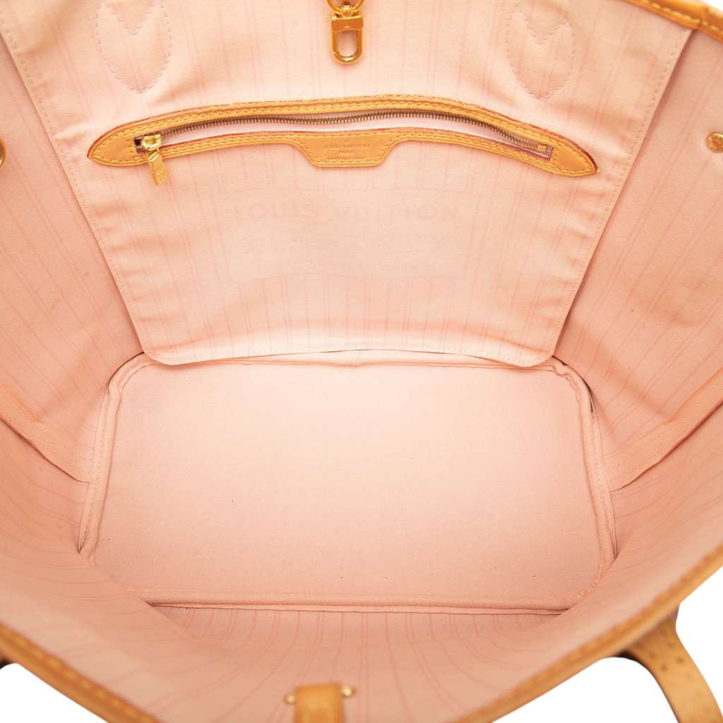 Louis Vuitton Damier Azur Neverfull MM White Good condition - Model View