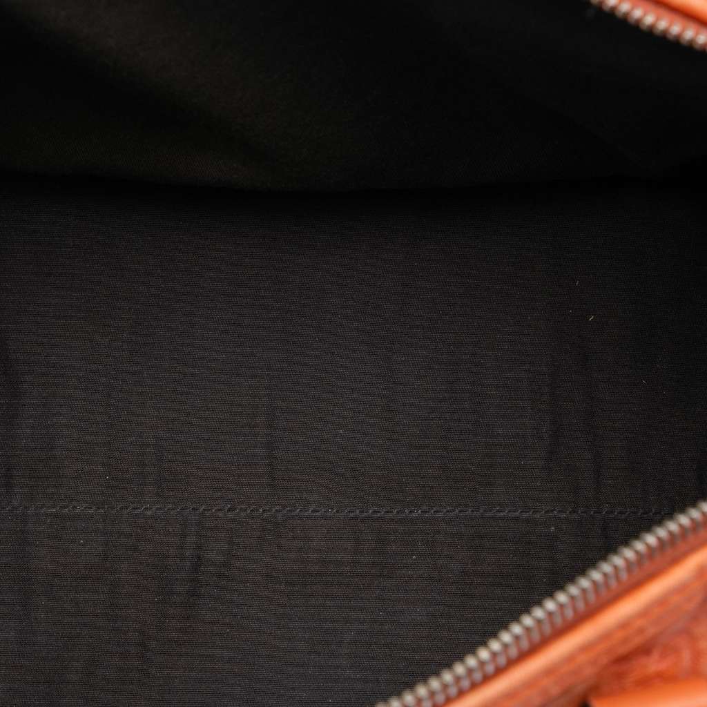 Gucci Medium Guccissima Joy Boston Bag Orange Leather Good condition - Model View