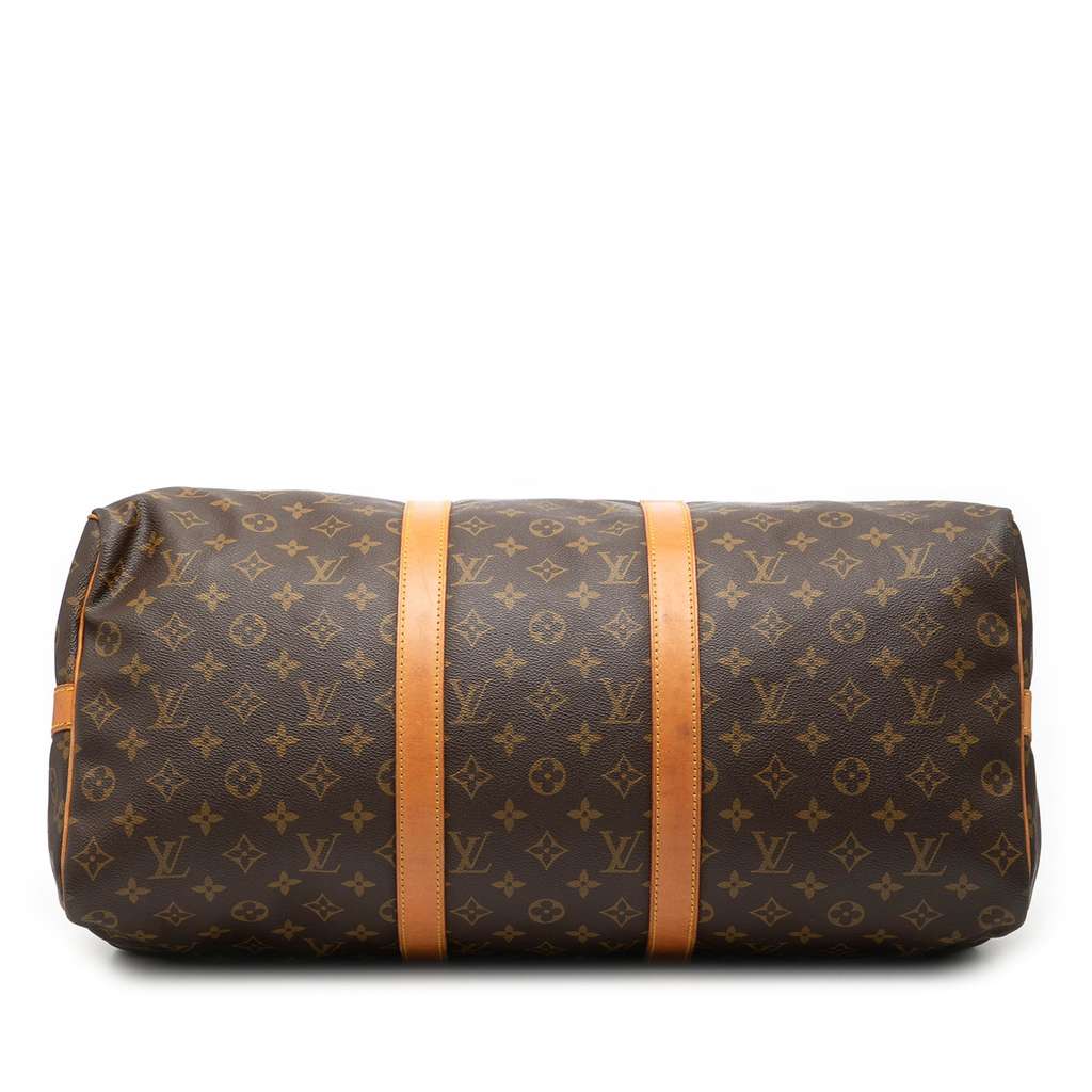 Louis Vuitton Monogram Keepall Bandouliere 50 Brown Good condition - Inside View