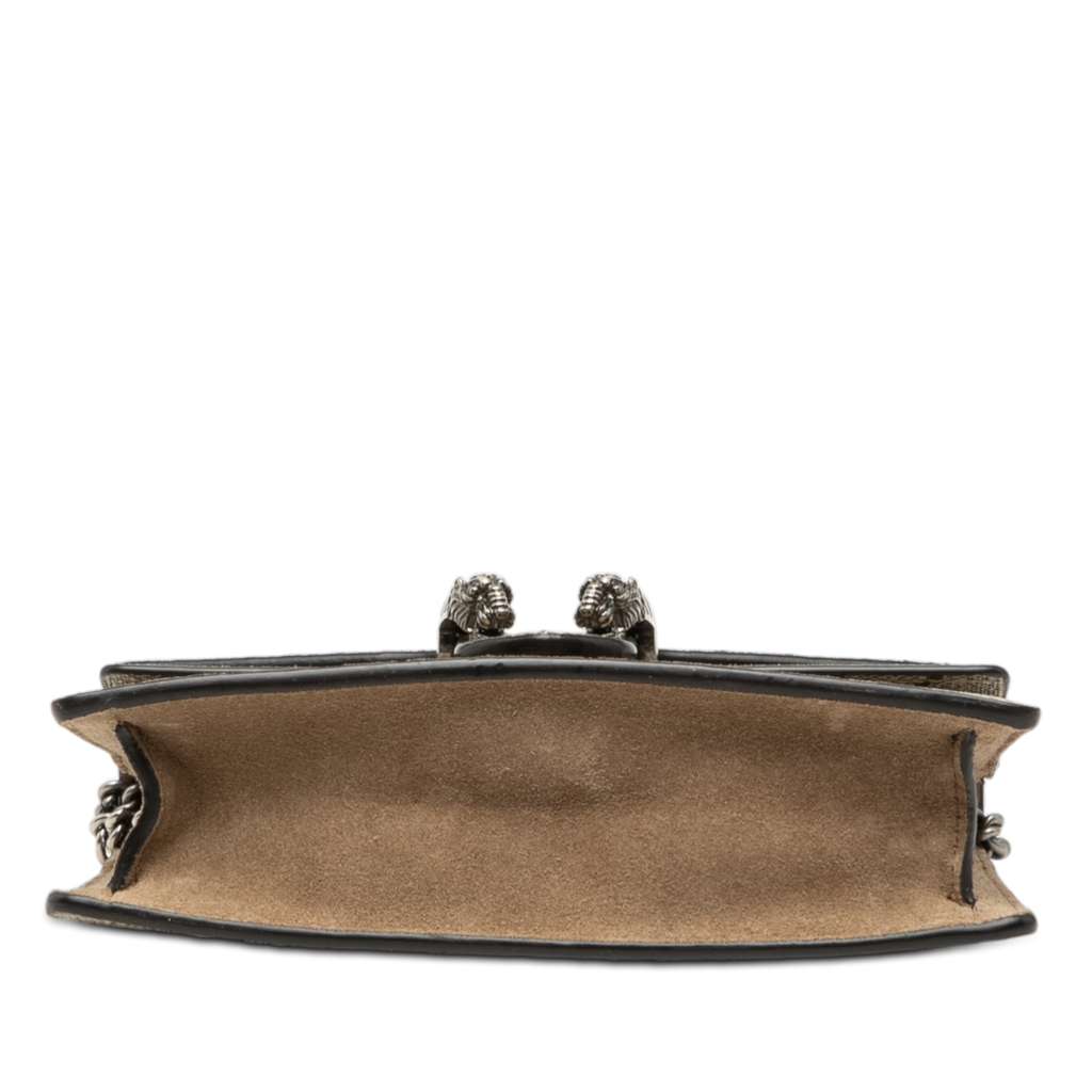 Gucci Mini GG Supreme Dionysus Crossbody Brown Canvas Good condition - Inside View