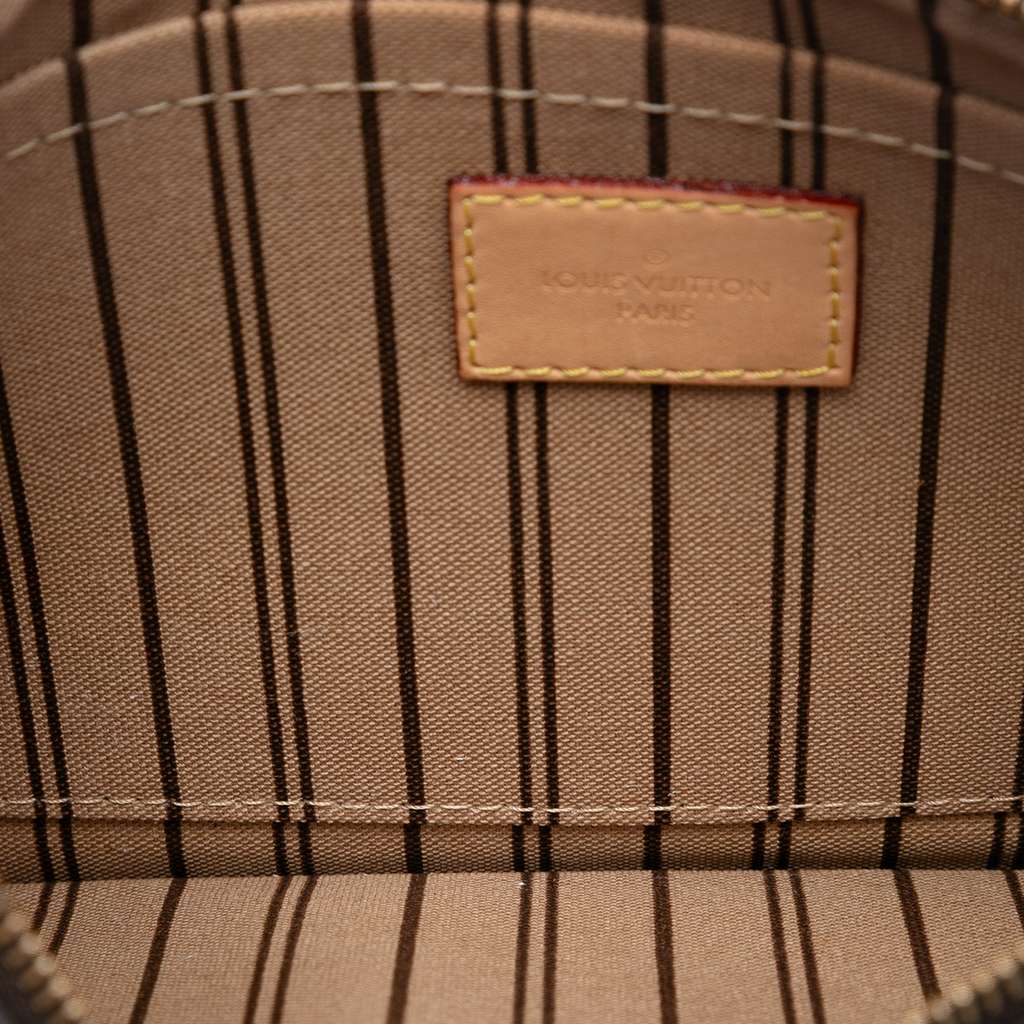 Louis Vuitton Monogram Neverfull Pouch Brown Good condition - Model View