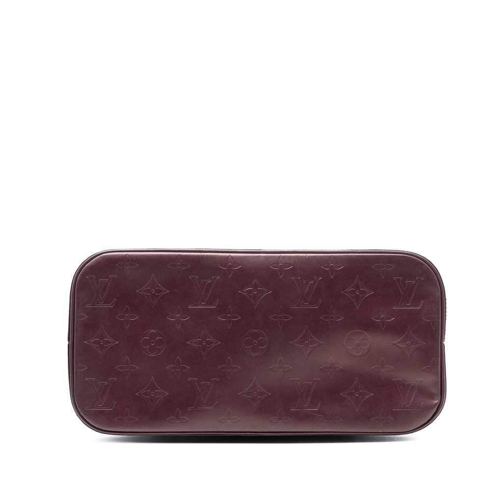 Louis Vuitton Monogram Mat Stockton Red Leather Good condition - Inside View