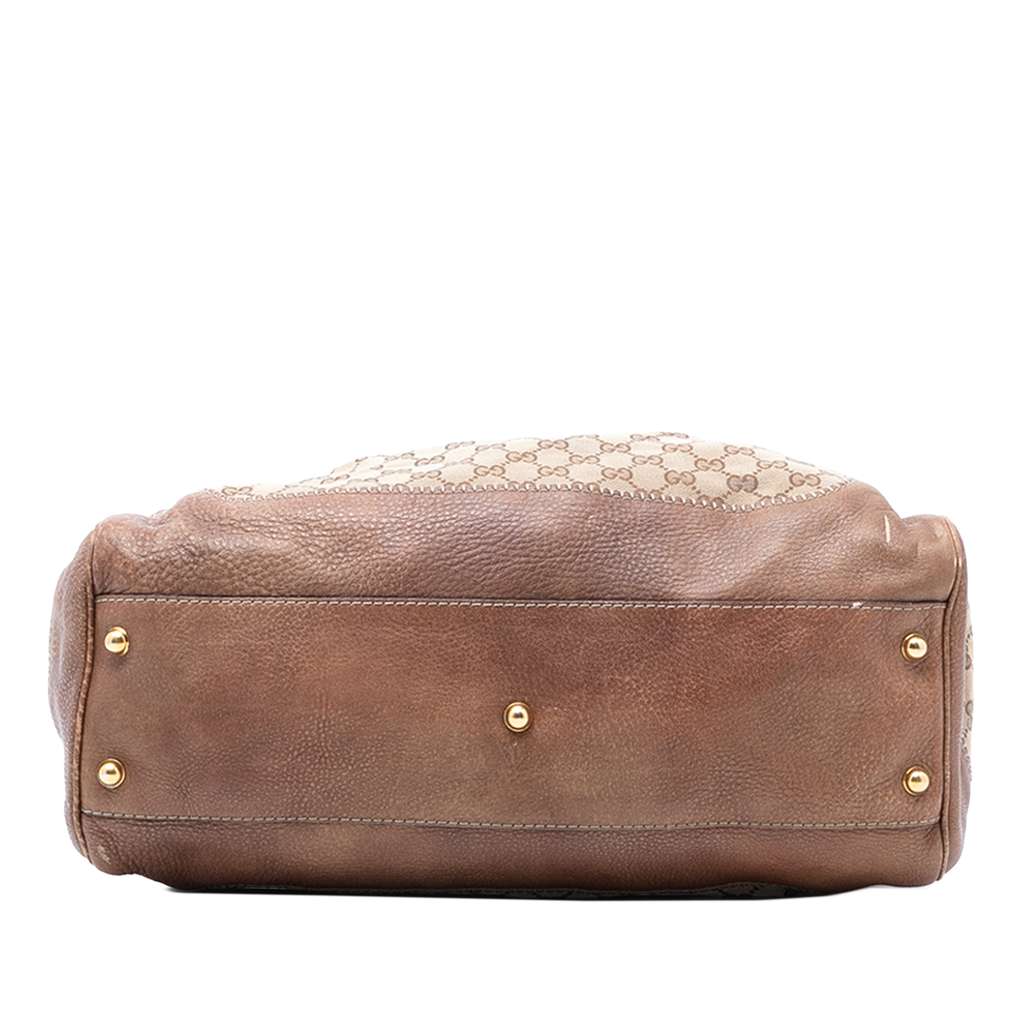 Gucci GG Canvas New Pelham Shoulder Bag Brown Canvas Good condition - Inside View