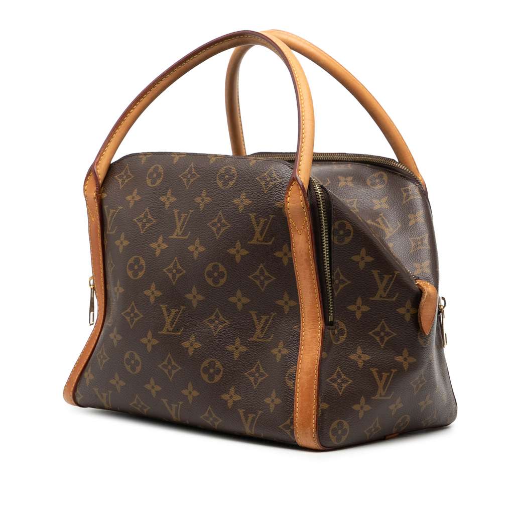Louis Vuitton Monogram Marais MM Brown Good condition - Back View