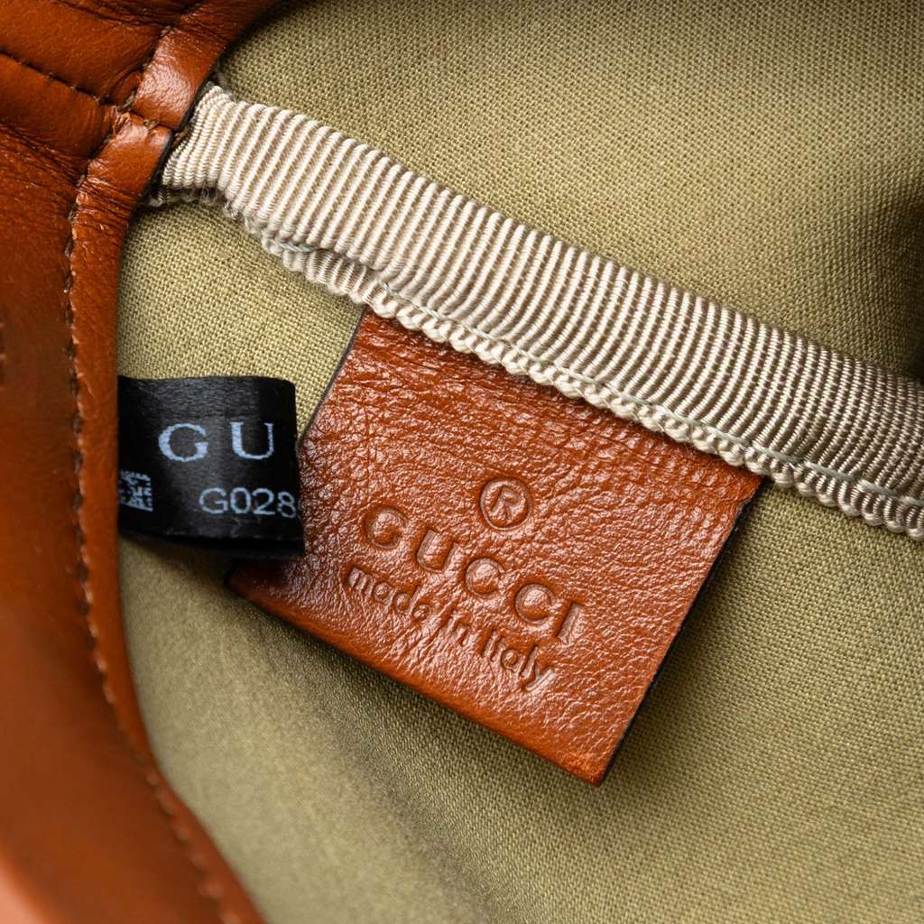 Gucci Canvas Web Satchel Brown Canvas Good condition - Box View