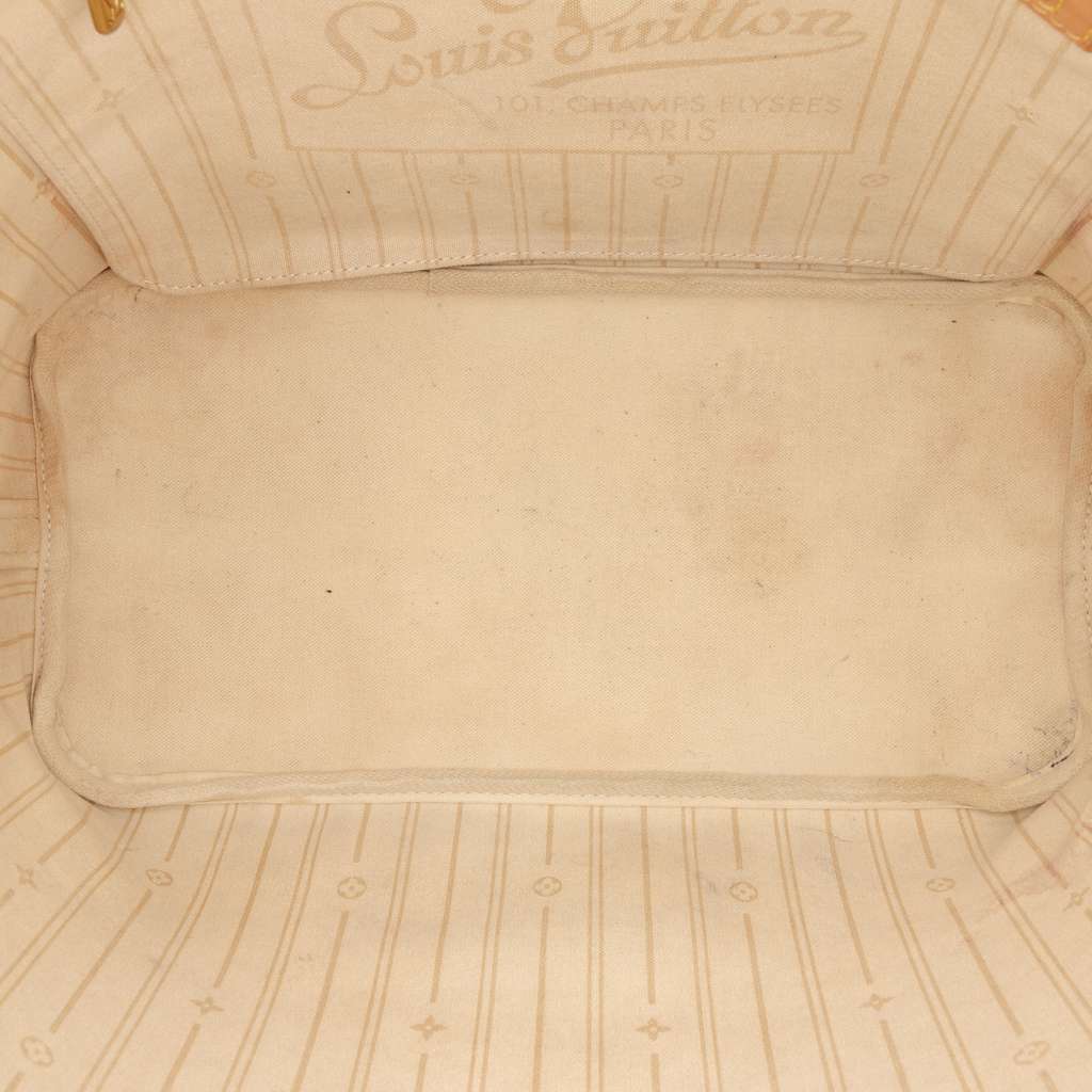 Louis Vuitton Damier Azur Neverfull MM White Good condition - Model View