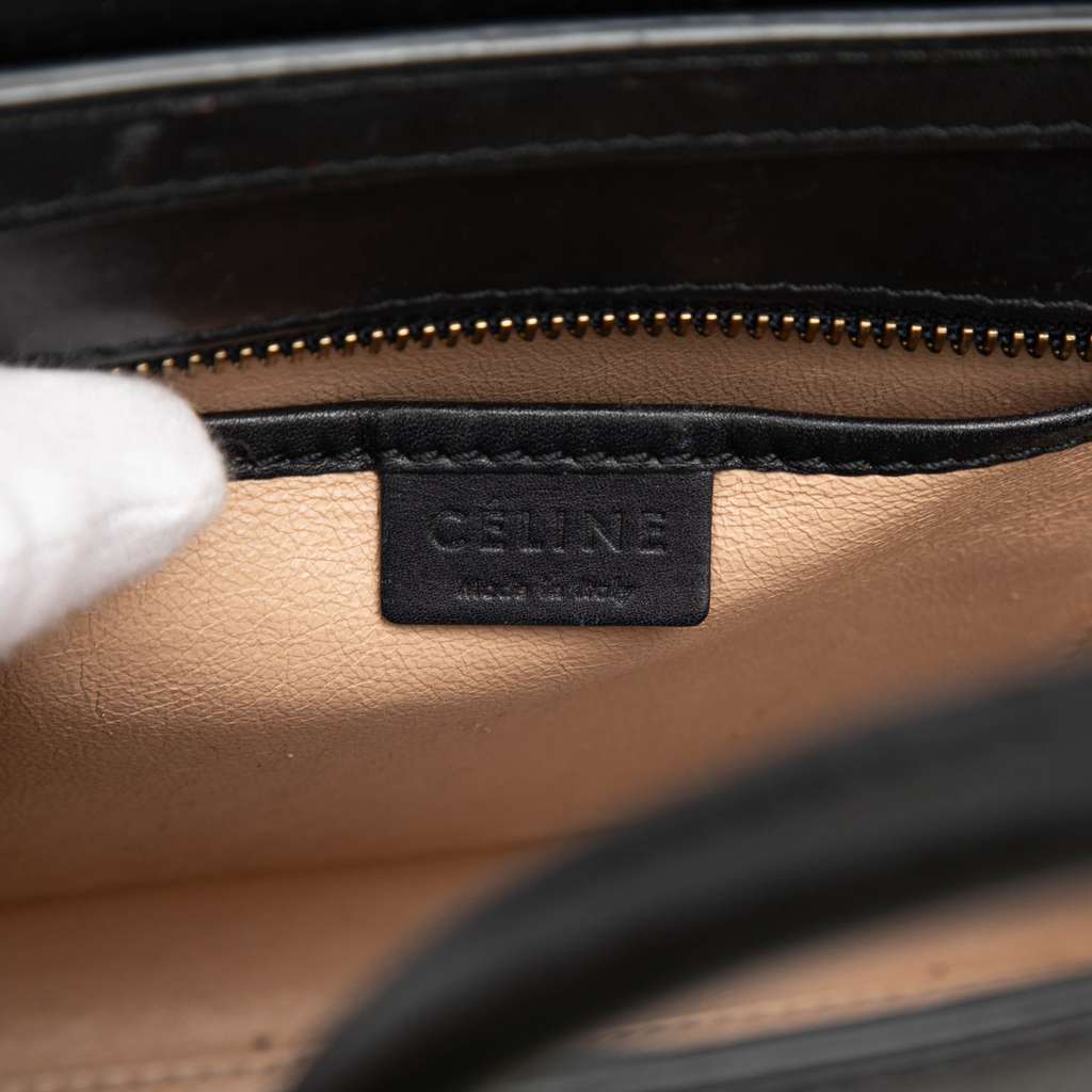 Celine Nano Tricolor Leather Luggage Tote Brown Leather Good condition - Box View