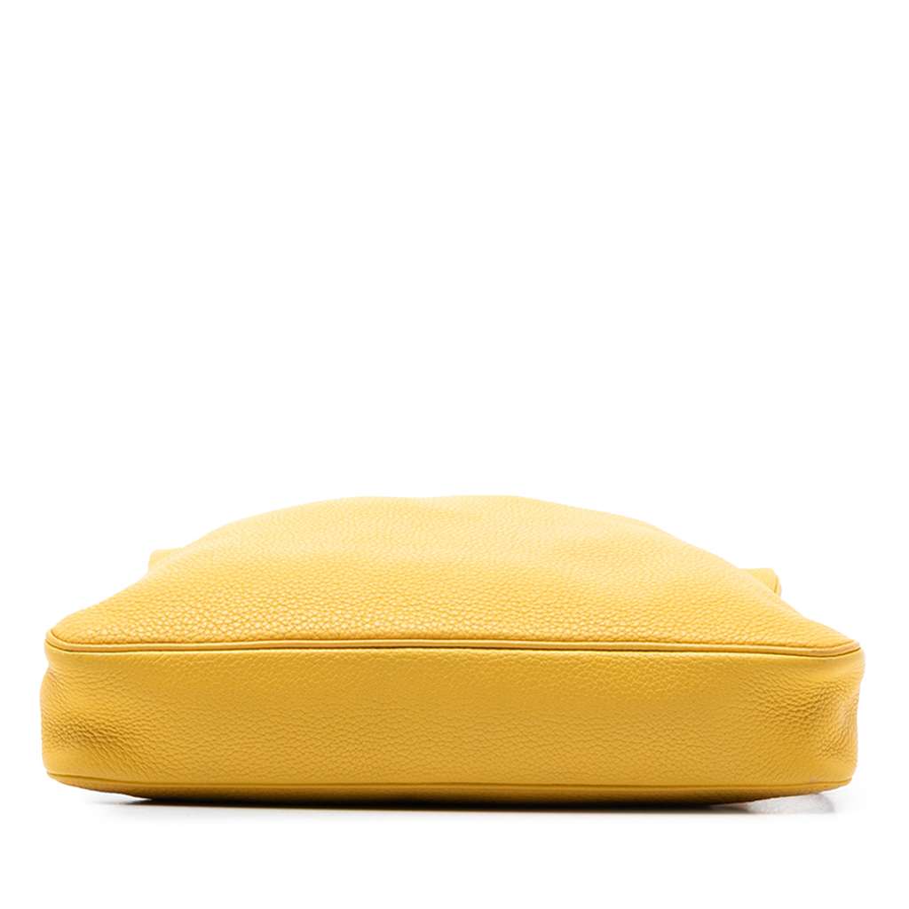 Hermès Clemence Massai PM Yellow Leather Good condition - Inside View