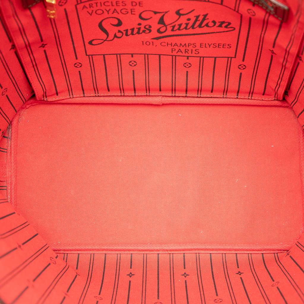 Louis Vuitton Damier Ebene Neverfull MM Brown Good condition - Model View