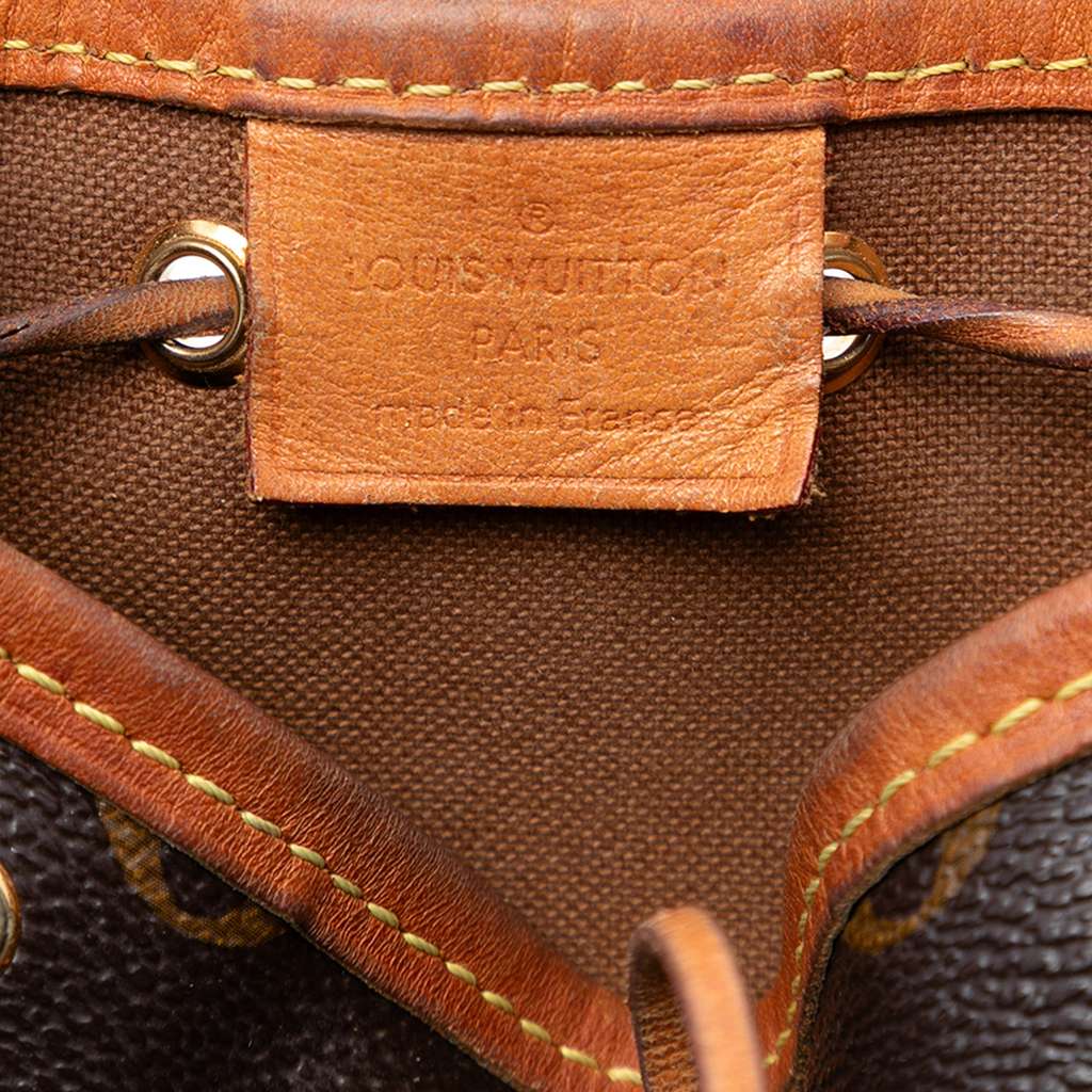Louis Vuitton Monogram Nano Noe Brown Good condition - Box View