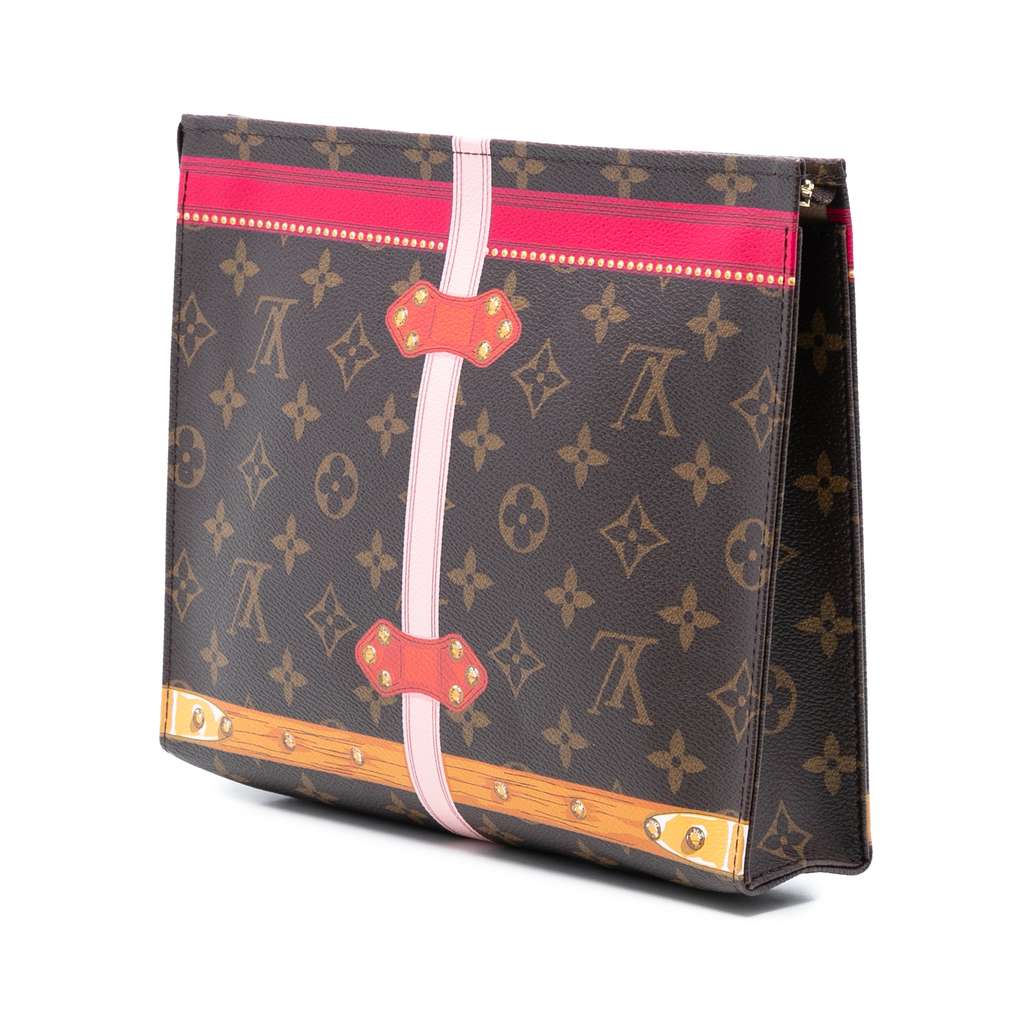 Louis Vuitton Monogram Summer Trunks Toiletry Pouch 26 Brown Good condition - Back View