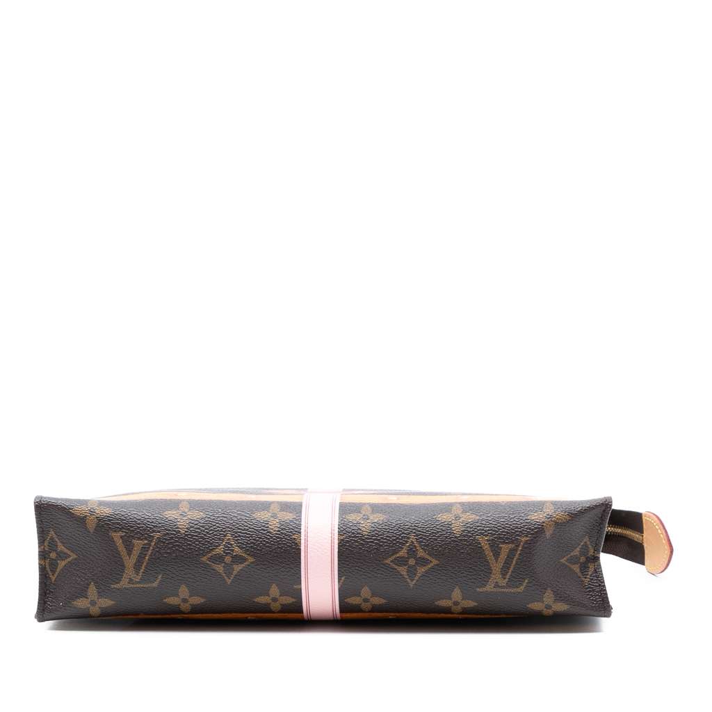 Louis Vuitton Monogram Summer Trunks Toiletry Pouch 26 Brown Good condition - Inside View