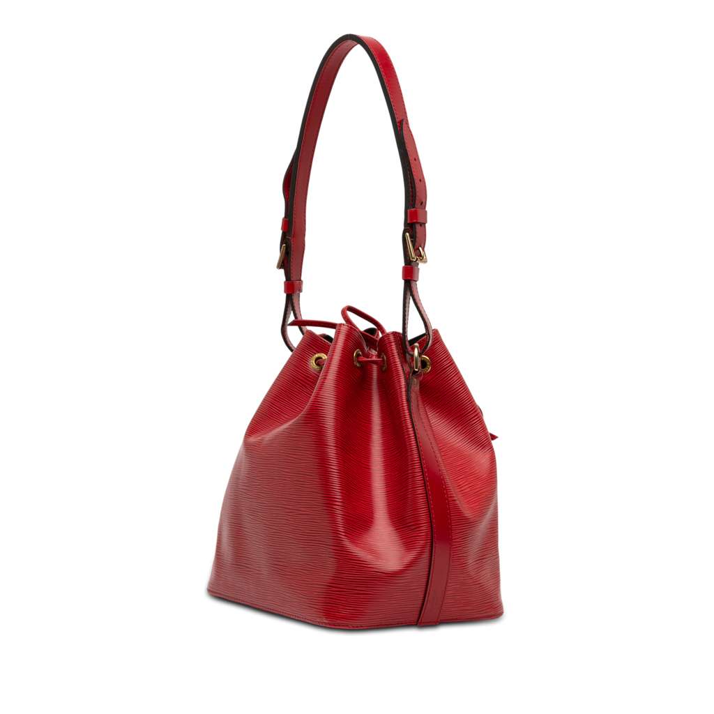 Louis Vuitton Epi Petit Noe Red Leather Good condition - Back View