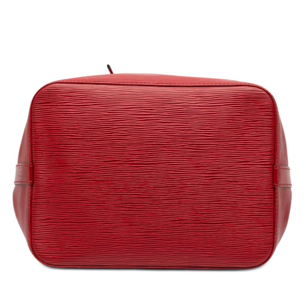 Louis Vuitton Epi Petit Noe Red Leather Good condition - Inside View