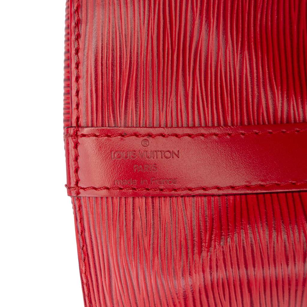 Louis Vuitton Epi Petit Noe Red Leather Good condition - Box View