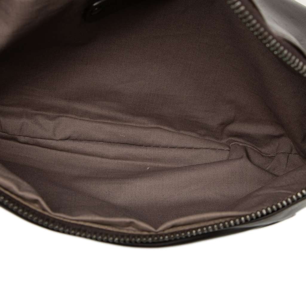 Bottega Veneta Nappa Intrecciato Belt Bag Brown Leather Good condition - Model View