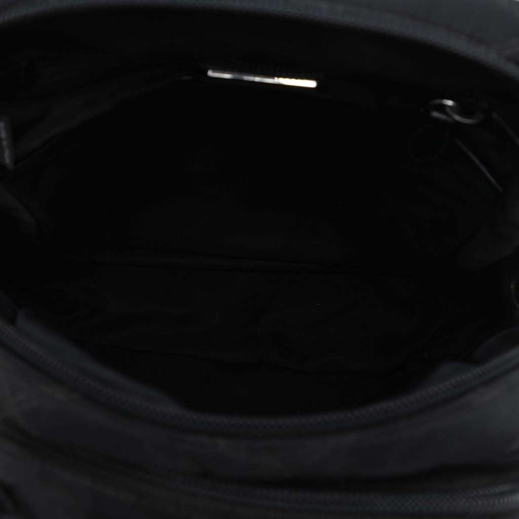 Prada Saffiano Trimmed Impuntu Tessuto Backpack Black Good condition - Model View