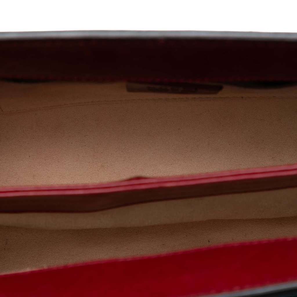 Gucci Small Suede Ophidia Chain Crossbody Blue Leather Good condition - Model View