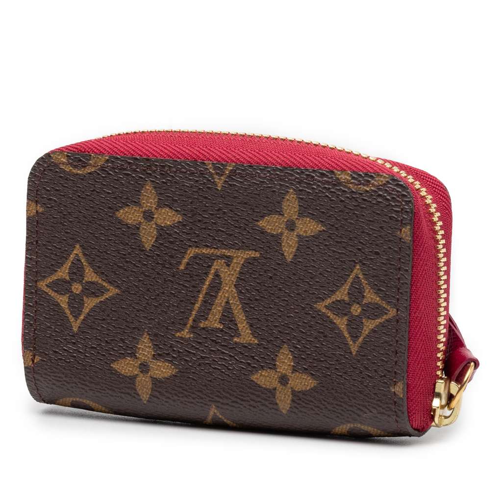 Louis Vuitton Monogram Zippy Multicartes Wallet Brown Good condition - Back View