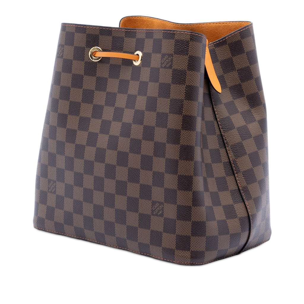 Louis Vuitton Damier Ebene Neonoe MM Brown Good condition - Back View