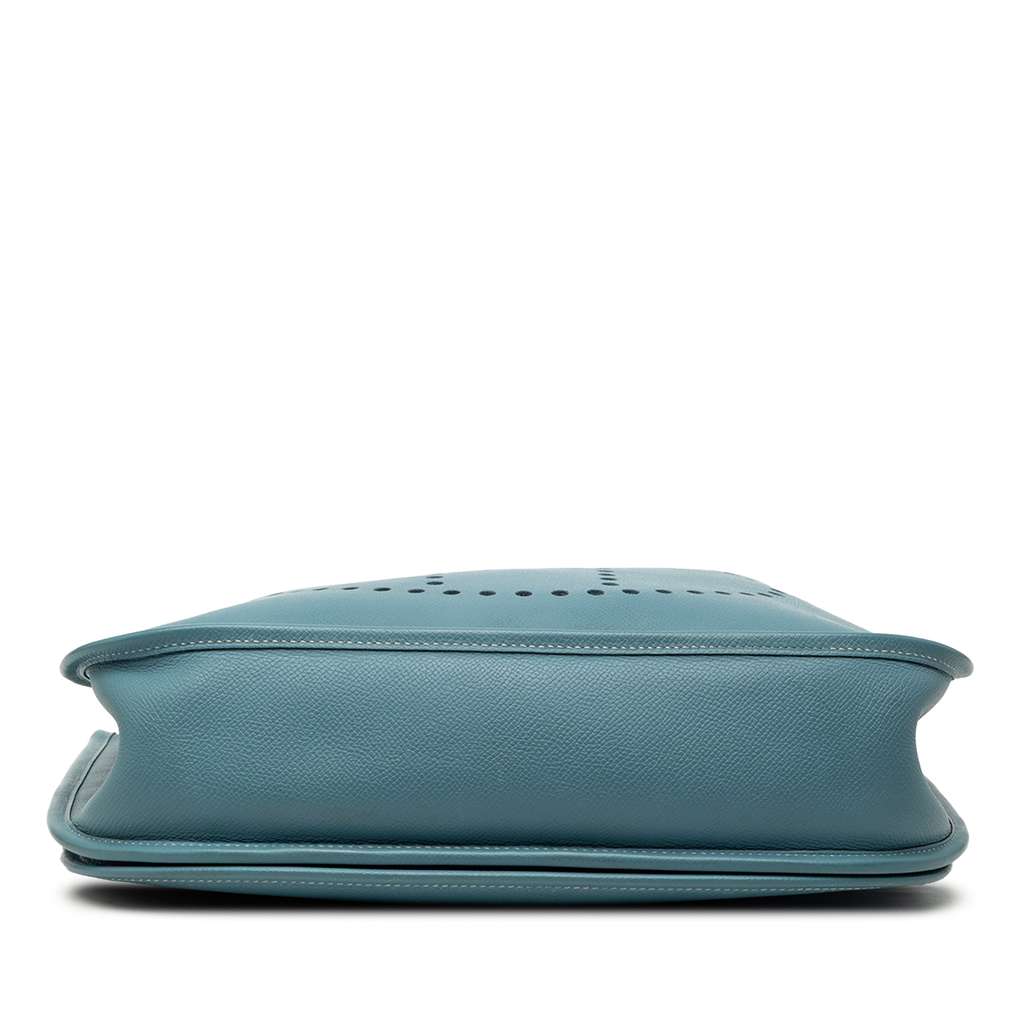 Hermès Epsom Evelyne II 29 Blue Leather Good condition - Inside View