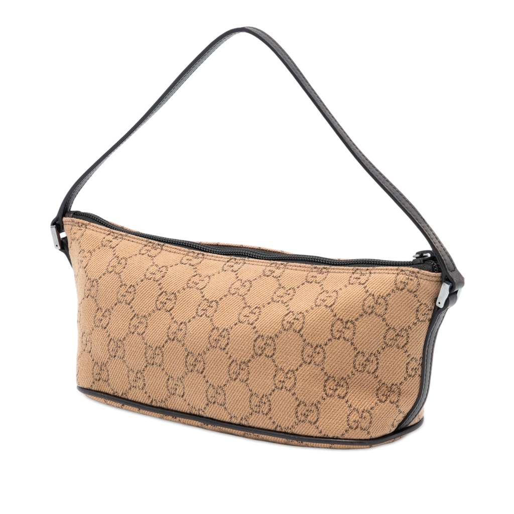 Gucci GG Canvas Boat Brown Canvas Good condition - Back View