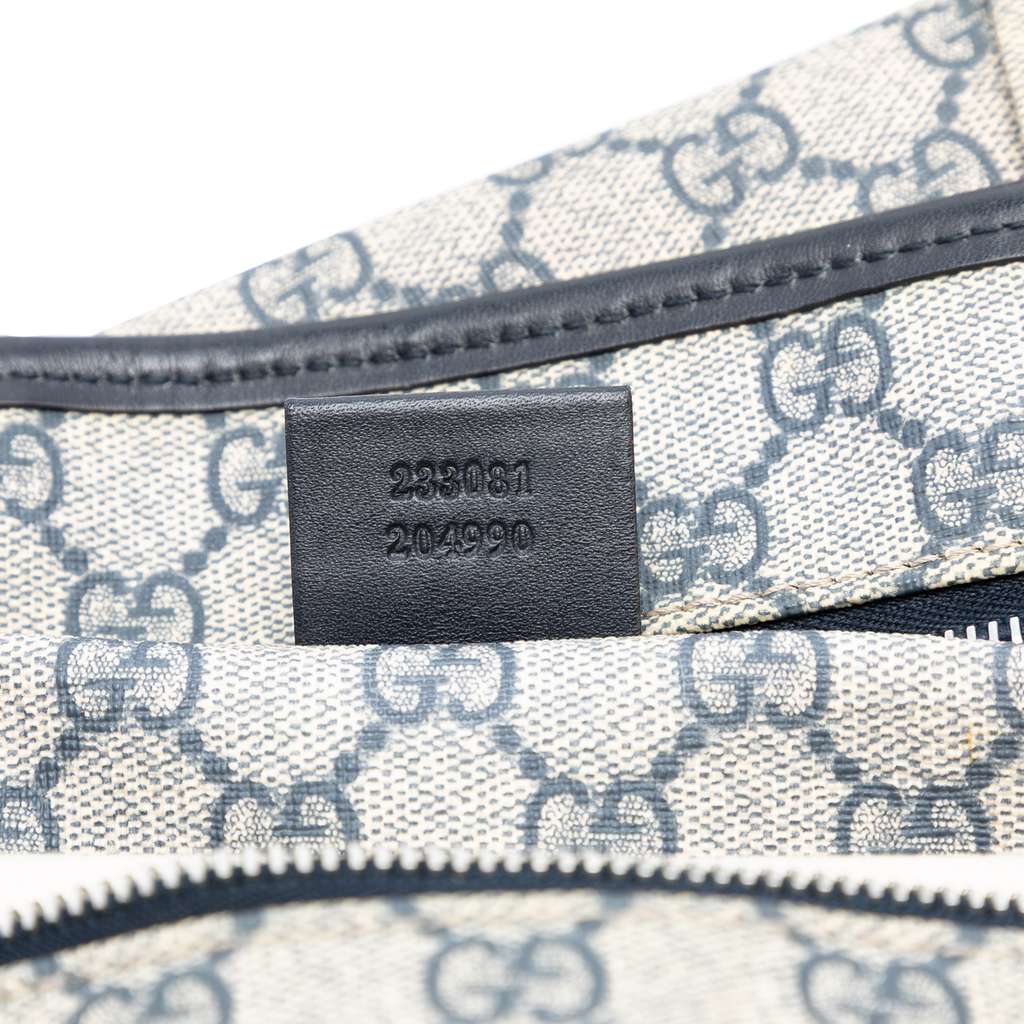 Gucci GG Supreme Web Tote Brown Canvas Good condition - Box View