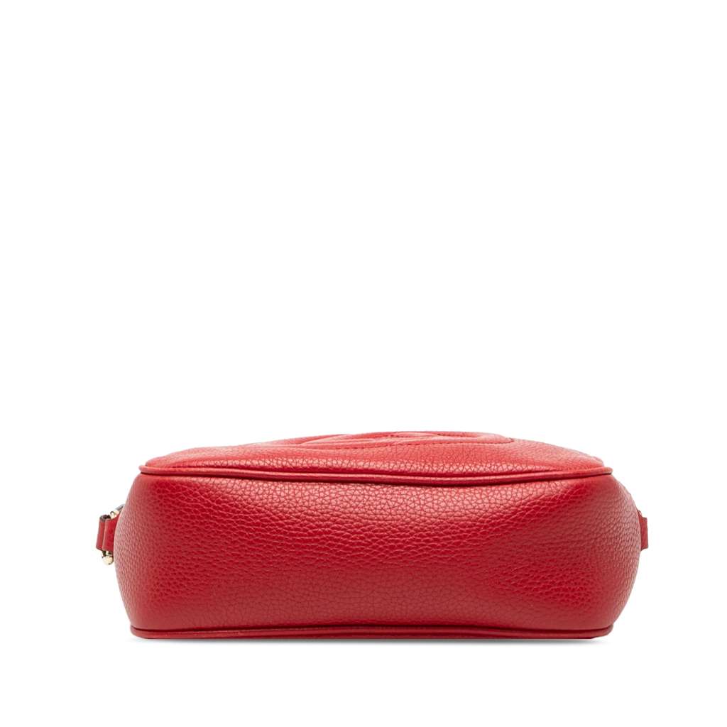 Gucci Leather Soho Disco Crossbody Red Leather Good condition - Inside View